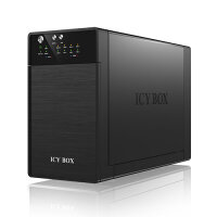 Geh. IcyBox USB 3.0/eSata 2x3,5" SATAI-III RAID