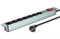 DIGITUS Steckerleiste  7fach Schutzst. Alu 2m Zuleitung