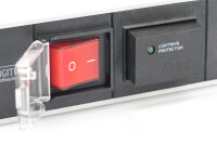 DIGITUS Steckerleiste  7fach Schutzst. Alu 2m Zuleitung