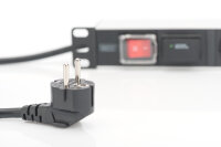 DIGITUS Steckerleiste  7fach Schutzst. Alu 2m Zuleitung