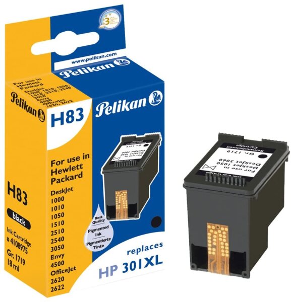 Pelikan Patrone HP301XL         black remanufactured retail