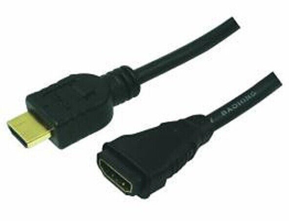 Logilink HDMI-Kabel Ethernet A -> A St/Bu  2.00m Gold Verl.