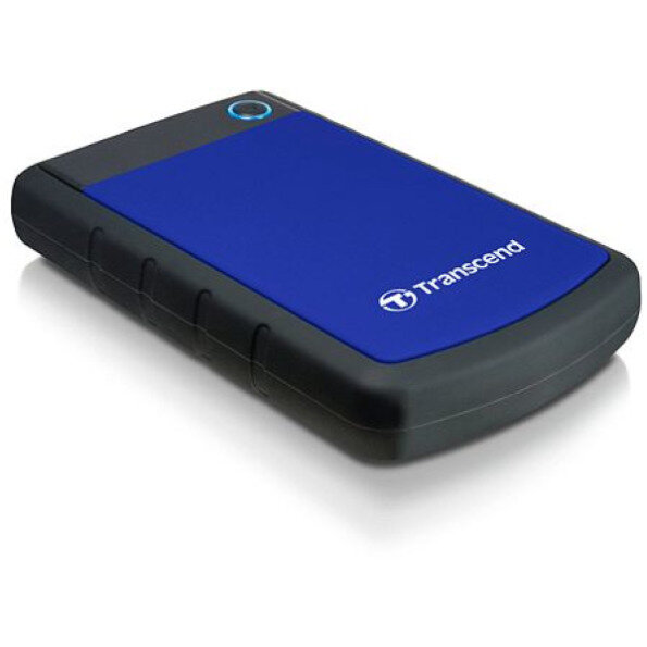 Transcend 1TB StoreJet 25H3 Externe Festplatte 5400 RPM 2.5" Micro-USB B 3.2 Gen 1 (3.1 Gen 1) Schwarz, Blau