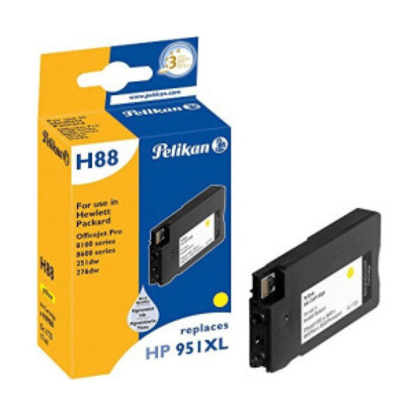 Pelikan Patrone HP H88  CN047AE HP951XL yellow  17ml remanufactured