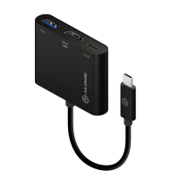Alogic Adapter USB-C Multiport HDMI/USB3.0/USBC 4K   schwarz