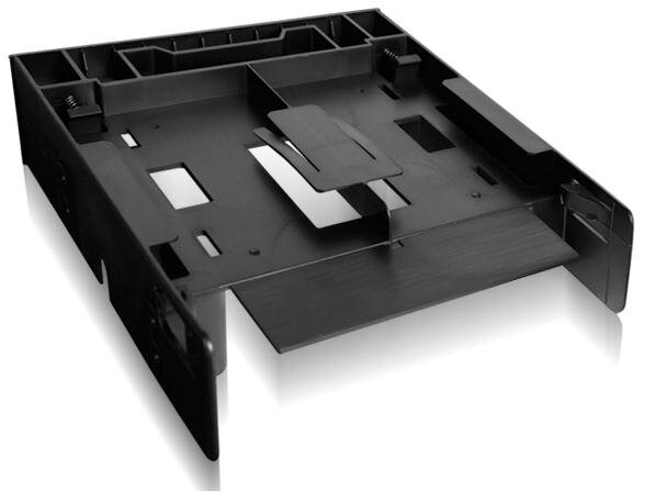 Adapter  IcyDock  3,5" -> 5,25" + 2x6,3cm HDDs/SSDs 7-9,5mm