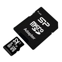 Silicon Power MicroSD Card 32GB SDHC CL.10 inkl. Adapter