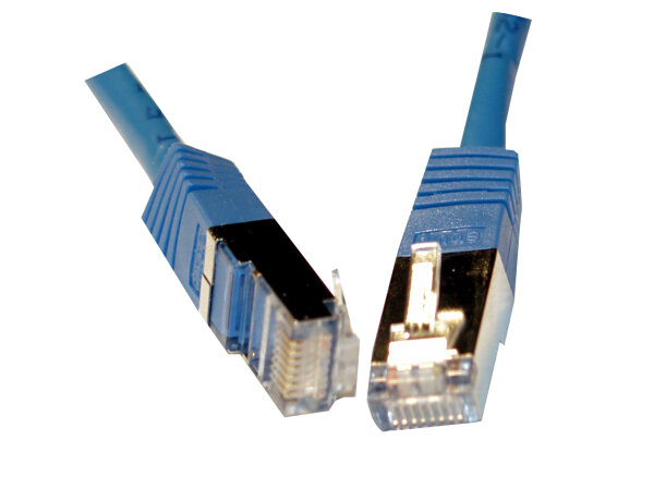 Equip F/UTP CAT5, 1m blau