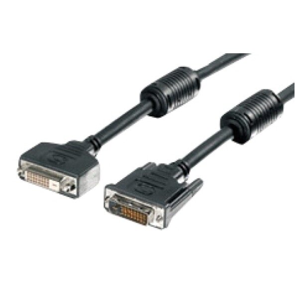 Equip DVI-D Kabel DL Erweiterung   1920x1200 St/Bu  1.80m sw Polybeutel