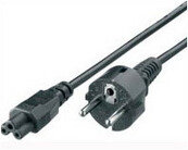 Equip Stromkabel Euro Norm für Notebook 1.8m schwarz