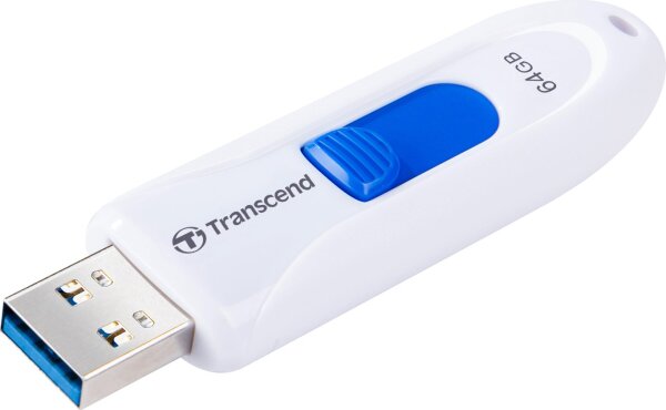 Transcend JetFlash 790 64GB USB-Stick USB Typ-A 3.2 Gen 1 (3.1 Gen 1) Weiß