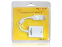 DeLOCK VGA 15pol. Buchse / Displayport 1.1a 20pin Stecker...