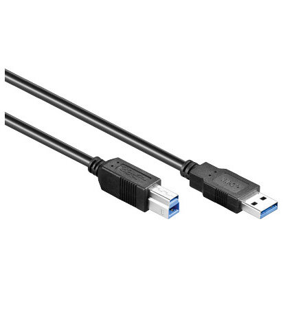 Good Connections USB3.0 Kabel A-B schwarz 5m