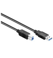 Good Connections USB3.0 Kabel A-B schwarz 5m