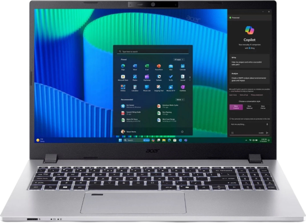 39.6cm (15.6") ACER TravelMate P2 TMP215-55-G2-TCO-59AX U5-115U 8GB 256GB M.2 Linux