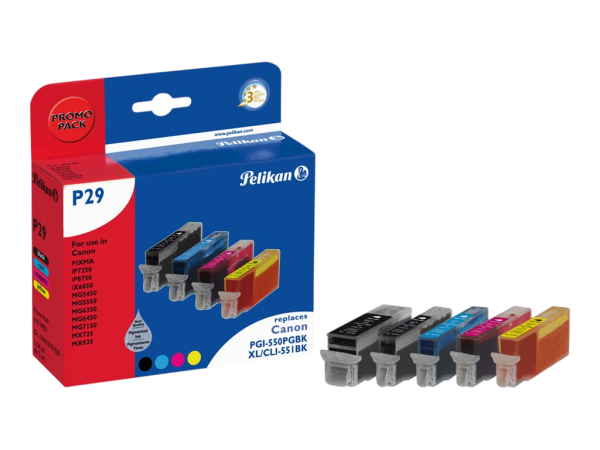 Pelikan P29 Promo Pack Canon CLI-551BK kompatibel