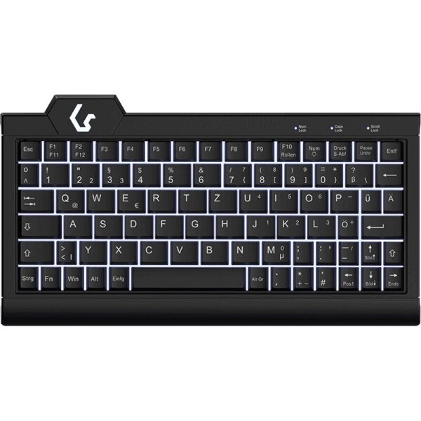 KeySonic KSK-3010ELC 87% Tenkeyless USB schwarz