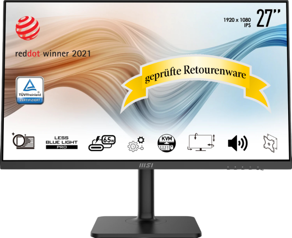 27"MSI Modern MD272QPDE IPS WQHD Monitor Sonderware
