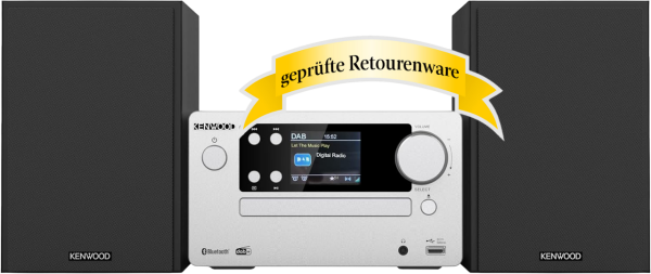 Kenwood M-725DAB Stereoanlage HIFI silber Sonderware