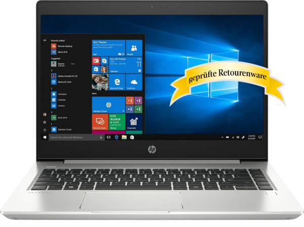 35.6cm(14") HP Refurbished ProBook 440 G6 i5-8265U 16GB 512GB SSD LTE W11Home Sonderware