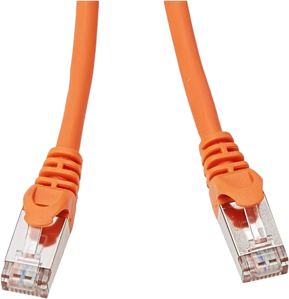 Equip Patchkabel CAT6a S/FTP 2x RJ45 25cm Netzwerkkabel 0.25m orange