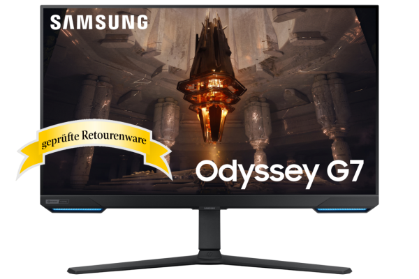 81.3cm (32") Samsung Odyssey G7 G70B IPS 4K UHD Monitor 144Hz GLAN WiFi Pivot Mediaplayer Sonderware