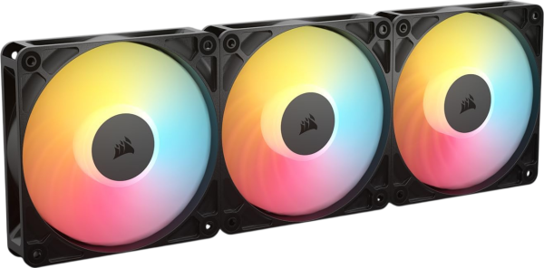 Corsair RS Series RS120 Reverse ARGB 120mm 3er Pack Case Fan Set 3 Stück black / schwarz