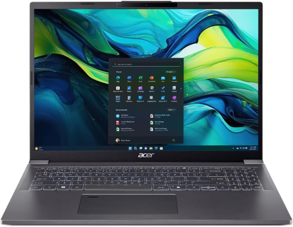 16" ACER Aspire 16 A16-71M-79H Intel Core Ultra 7 155H 16GB DDR5 RAM 512GB M.2 SSD Intel Arc Grafik OLED Display 120Hz W11Home Steel Gray