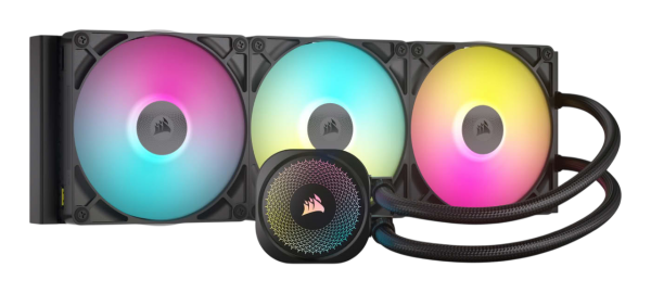 Corsair iCUE LINK Titan 420 RX RGB Black Edition 420mm CPU Wasserkühlung 3x 140mm Lüfter schwarz