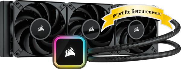 Corsair iCUE H150i RGB Elite 360mm Wasserkühlung Black Edition Sonderware
