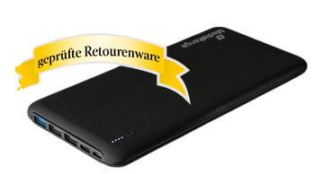 MediaRange MR754 Mobile Charger 25000mAh PowerBank USB-C schwarz Sonderware