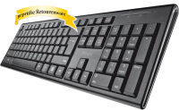 Trust Nola Keyboard QWERTZ dt. Layout USB schwarz Sonderware