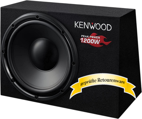 Kenwood KSC-W1200B Subwoofer 1200 Watt 300mm Sonderware