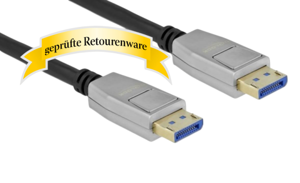 Delock DisplayPort Kabel 10K UHD  60hz1m schwarz