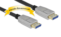 Delock DisplayPort Kabel 10K UHD  60hz1m schwarz