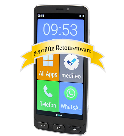 Olympia Mobiltelefon Neo Black Senioren Smartphone Sonderware