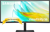 86.4cm (34") Samsung ViewFinity S6 S65UC VA UWQHD...