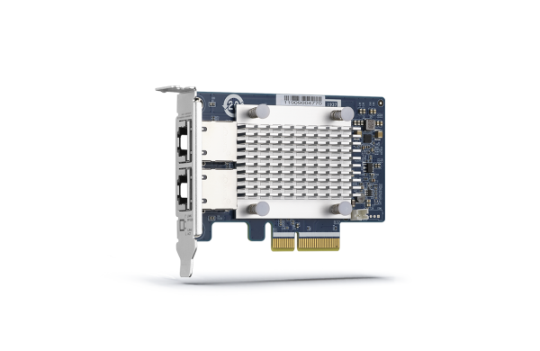 QNAP Dual LAN-Adapter PCIe 3.0 x4 / 2x RJ45 Ports 5GBase-T NAS Netzwerkkarte
