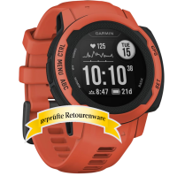 Garmin Instinct 2S Sportuhr Smartwatch rot/schwarz...