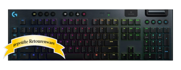 Logitech G915 Lightspeed GL Tactile USB/Bluetooth Gaming Tastatur QWERTY US-Layout Sonderware