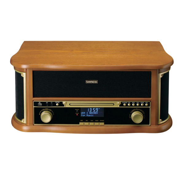 Lenco TCD-2571 HiFi System Platten- & Kassettenspieler CD-Player Radio