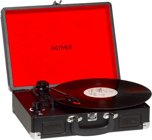 Denver VPL-12 Riemen Plattenspieler USB schwarz