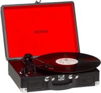Denver VPL-12 Riemen Plattenspieler USB schwarz