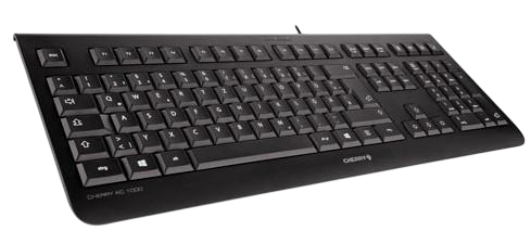 Cherry KC 1000 USB Tastatur CH Schweiz Layout schwarz