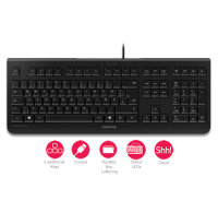 Cherry KC 1000 USB Tastatur CH Schweiz Layout schwarz