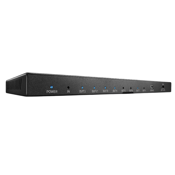 Lindy 8 Port HDMI 18G 4K Splitter schwarz