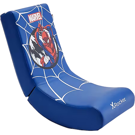 X Rocker Marvel Hero Video Rocker Gaming Bodensessel max. 80kg Spider-Man blau