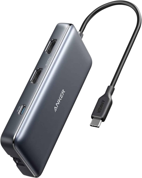 Anker 553 8in1 USB-C Hub USB-C 3.0 Multiport LAN Adapter+Cardreader