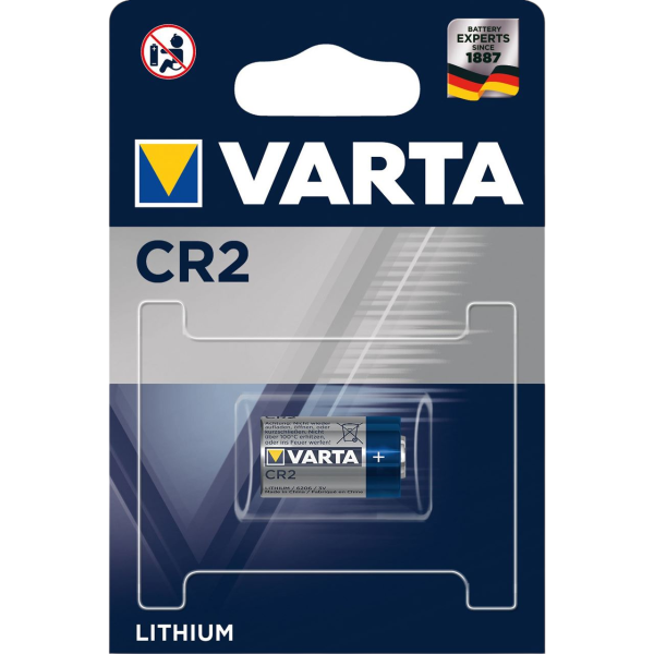 Varta Photo CR2 Lithium Batterie 3V silber 1 Stück