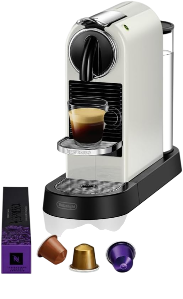 DeLonghi EN 167W Nespresso Pad Kaffeemaschine weiß
